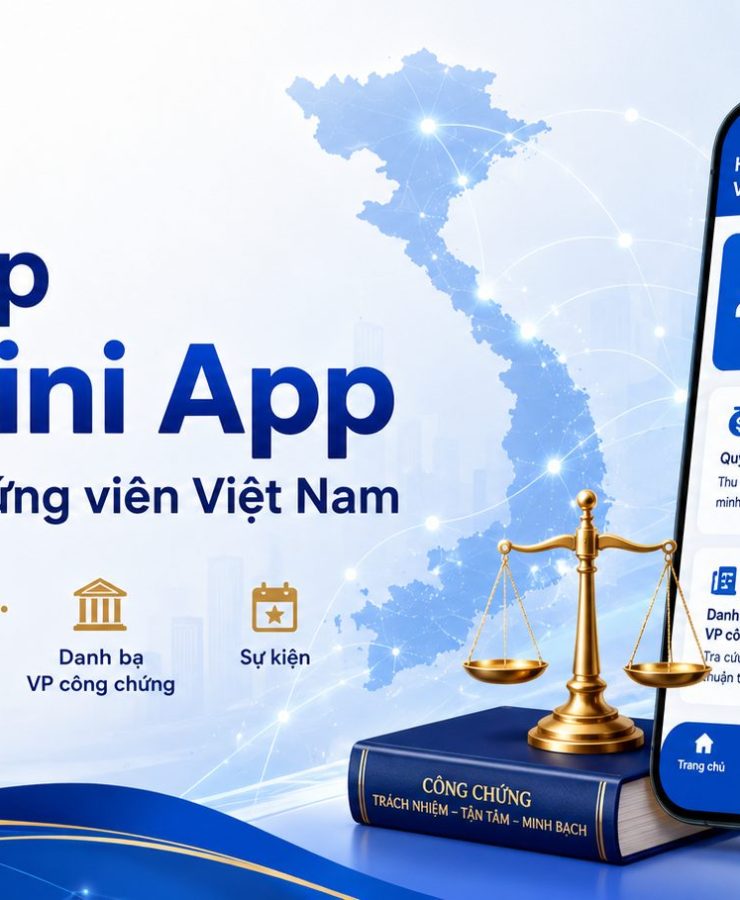 GIẢI PHÁP ZALO MINI APP CHO HỘI CÔNG CHỨNG VIÊN VIỆT NAM
